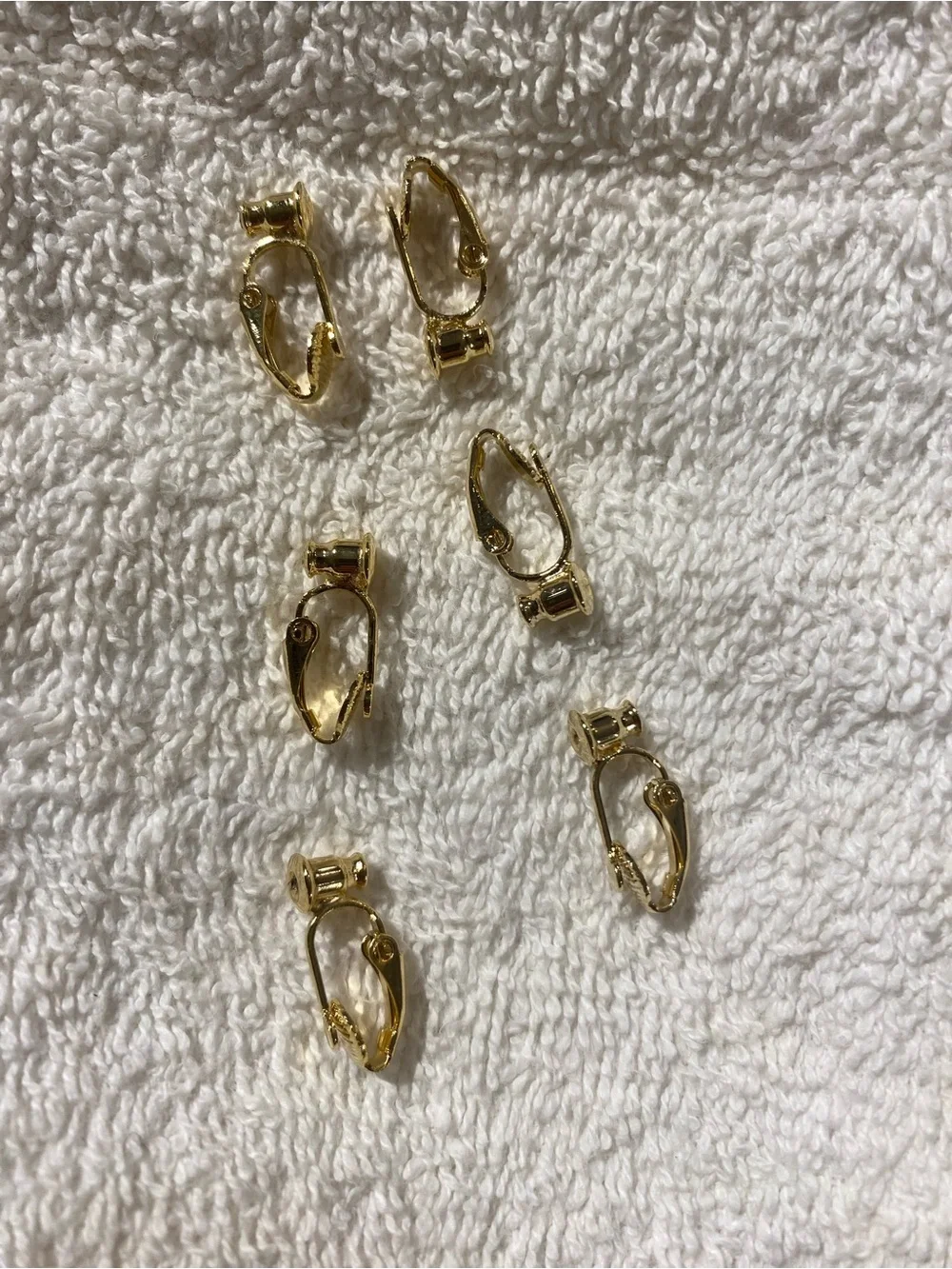 Gold Pierced to Clip-On Converter Kit Earring Backs - Set of 3 (RR)